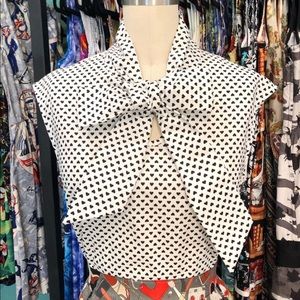 Retrolicious Heart Tie top, NWT, 1x RUNS SMALL